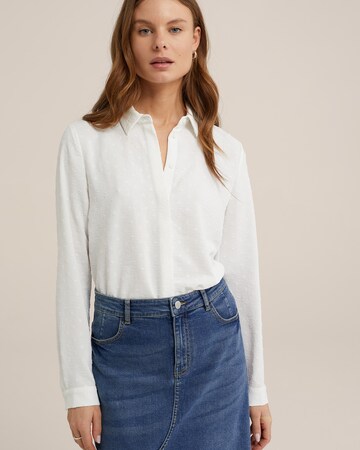 WE Fashion Bluse in Weiß: Vorderseite