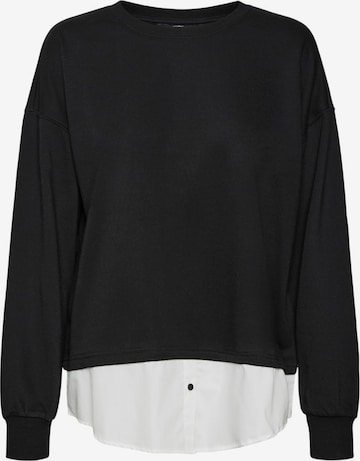 VERO MODA Sweatshirt 'VMYOYO' in Zwart: voorkant