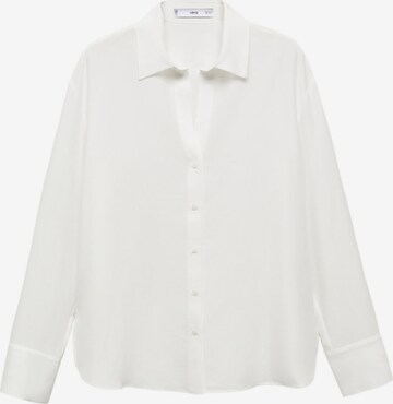 MANGO Bluse 'LIMA' i hvid: forside