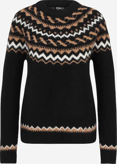 Only Tall Neulepaita 'ONLISLE' värissä vaaleanruskea / musta / valkoinen, Tuotenäkymä