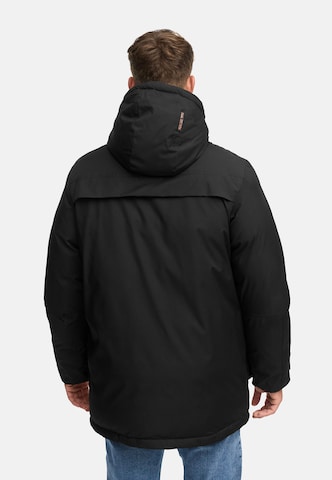 Manteau d’hiver 'INTardil' INDICODE JEANS en noir