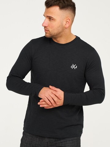 JACK JONES Shirt 'JJCORISE'‌‌‌‌ in Schwarz: Vorderseite