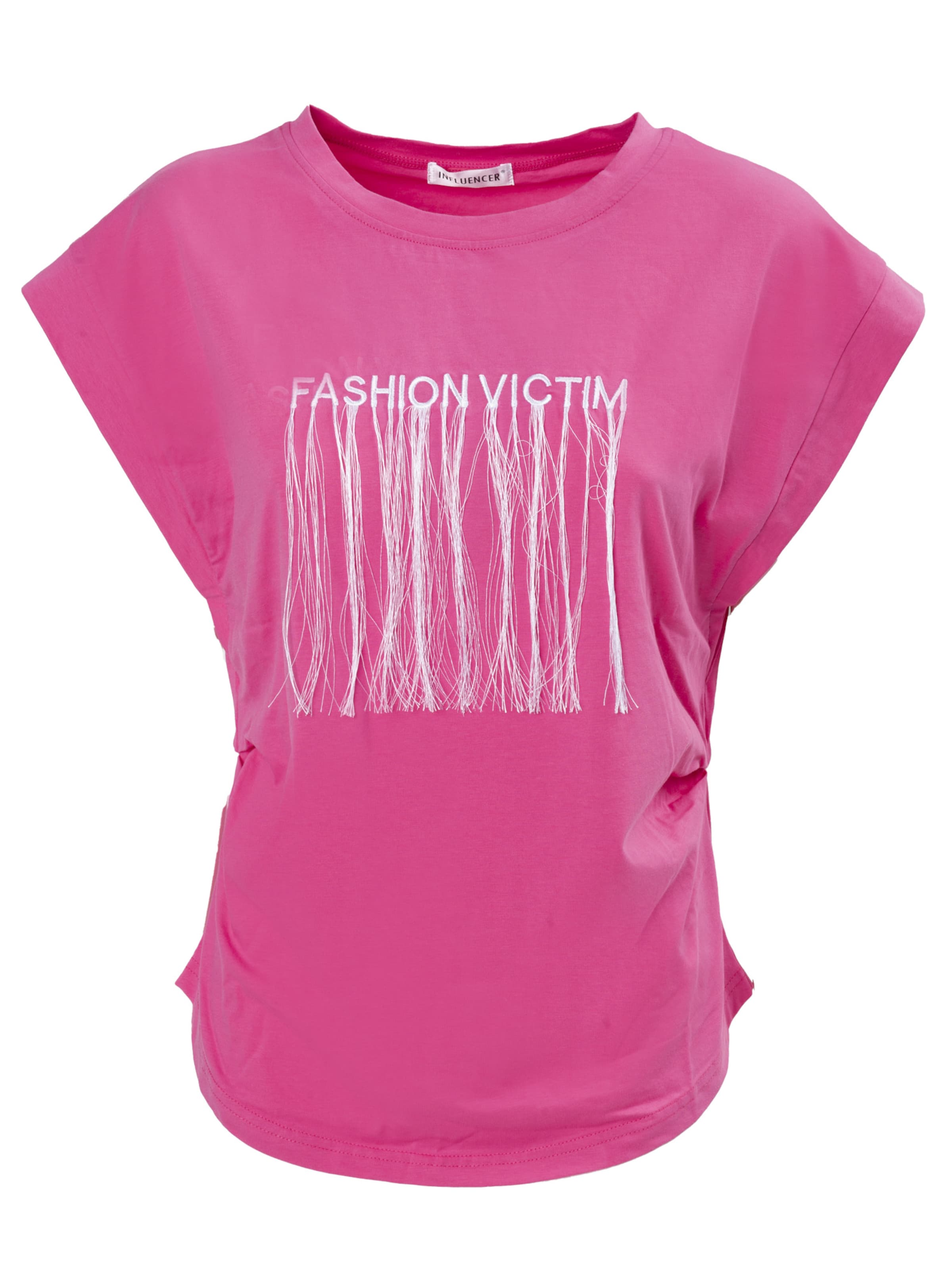 rožinė Influencer Marškinėliai: priekis