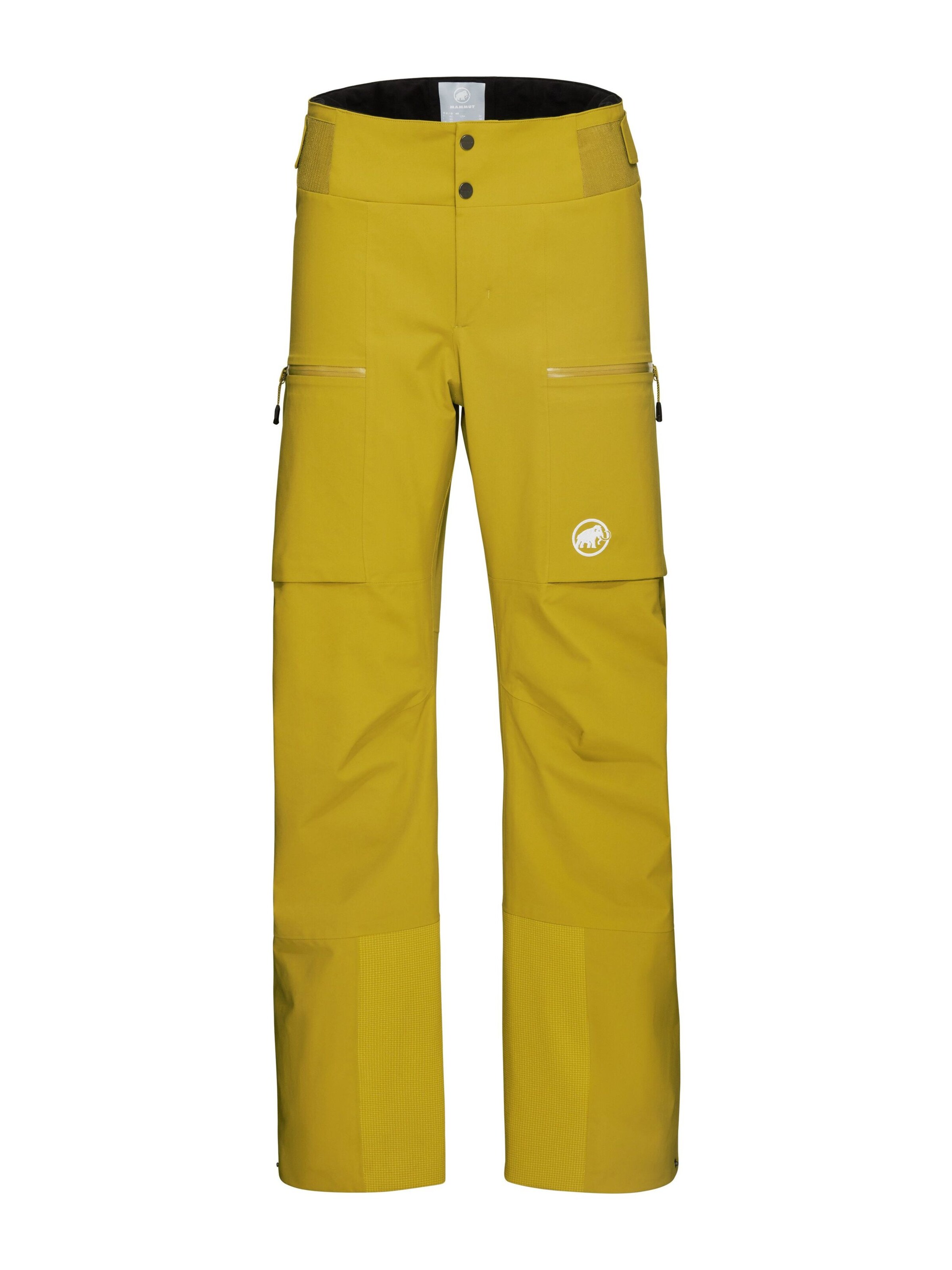 MAMMUT Loosefit Outdoorhose ‘Stoney HS’ in Gelb: Vorderseite