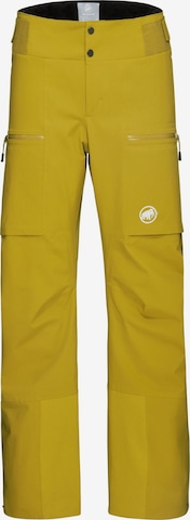 MAMMUT Loosefit Outdoorhose ‘Stoney HS’ in Gelb: Vorderseite