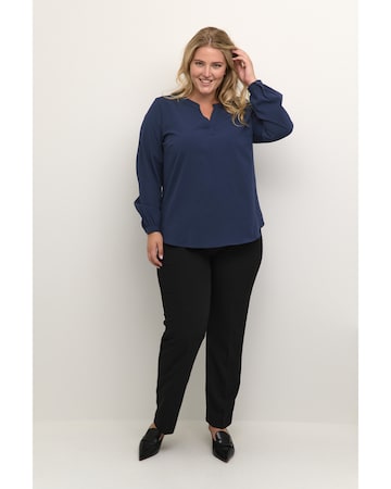 KAFFE CURVE Blouse 'Janna' in Blue