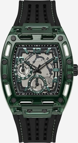 GUESS Analoguhr in Schwarz: Vorderseite