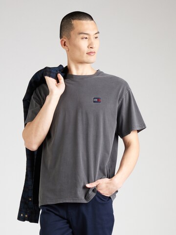 pilka Tommy Jeans Marškinėliai: priekis