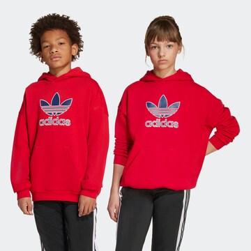 ADIDAS ORIGINALS Sweatshirt 'Trefoil' in Red