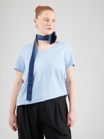 ONLY Carmakoma Shirt 'CARBonnie' in Blue: front