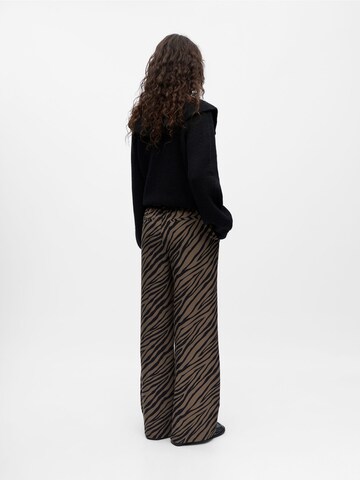 OBJECT Wide Leg Bukser i brun