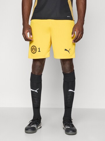 PUMA Regular Sportbroek 'Borussia Dortmund 25/26' in Geel: voorkant