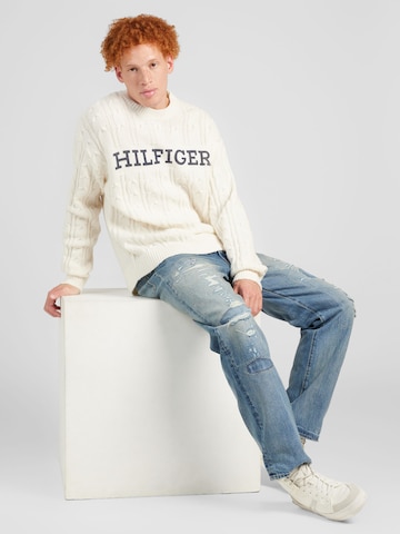 TOMMY HILFIGER Pullover i beige