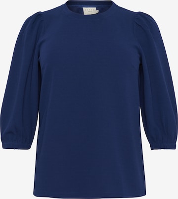 KAFFE CURVEMajica 'KC Janni' - plava boja: prednji dio