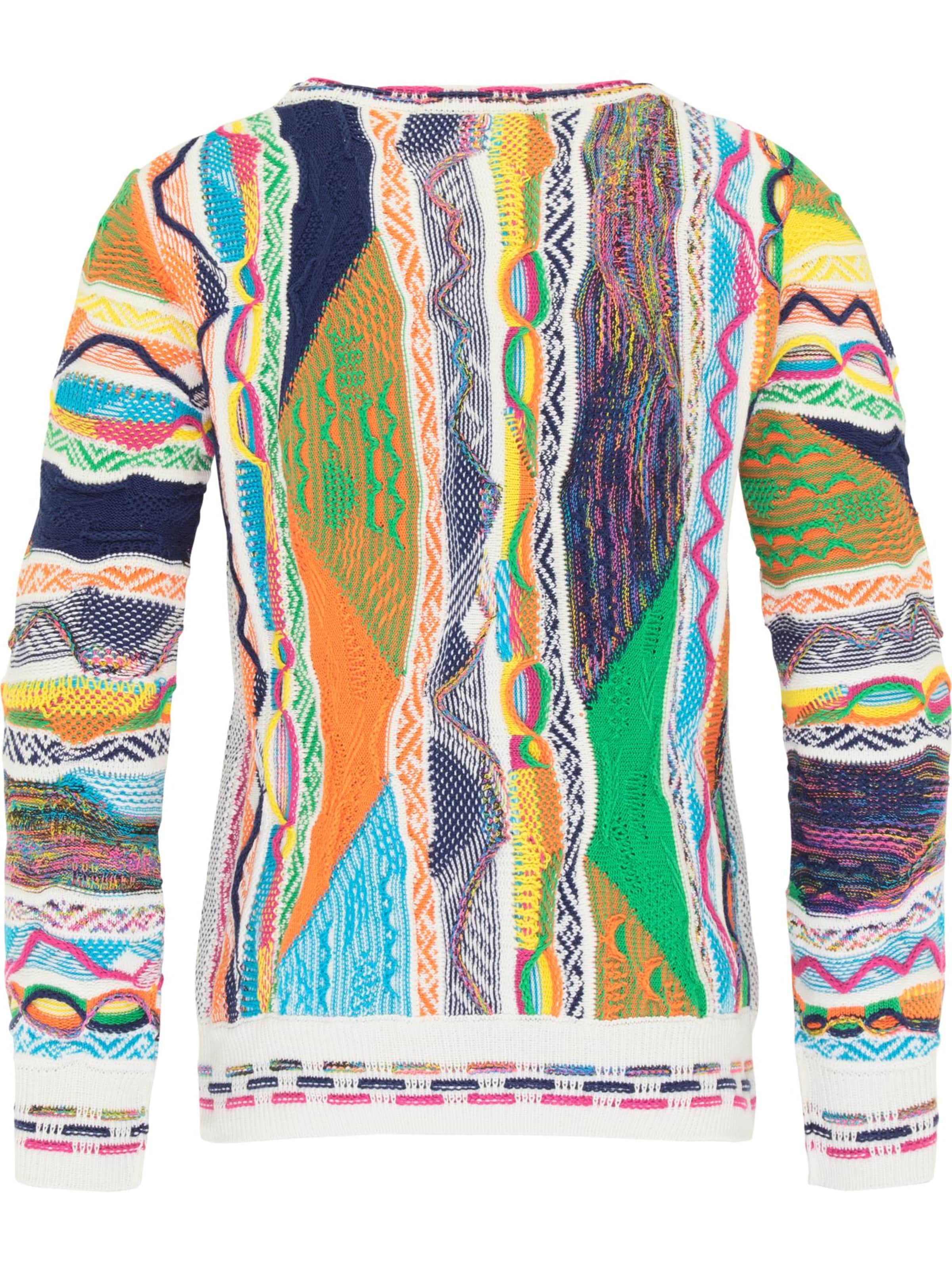 Pull-over Carlo Colucci en mélange de couleurs