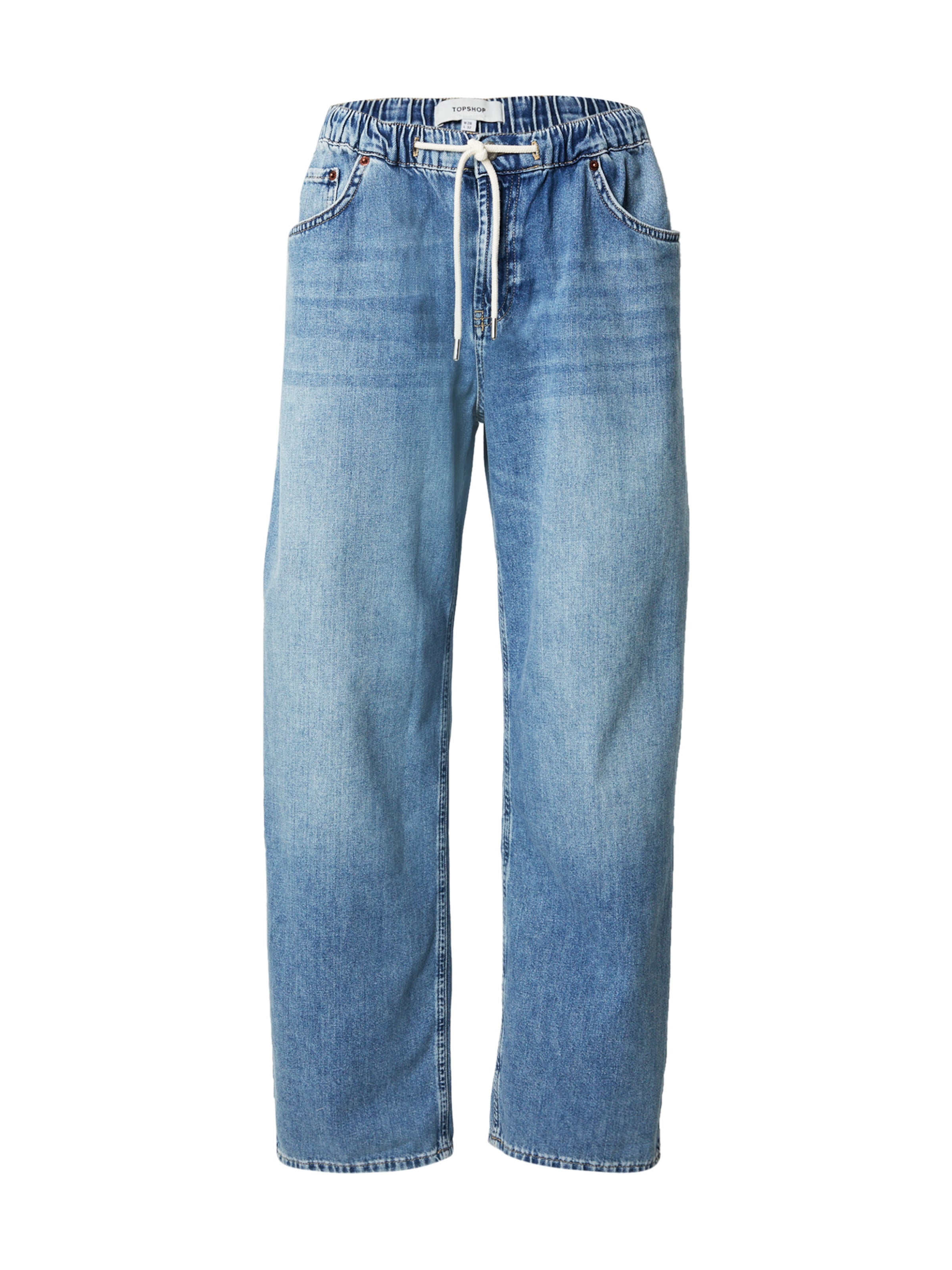 Loosefit Jean TOPSHOP en bleu : devant