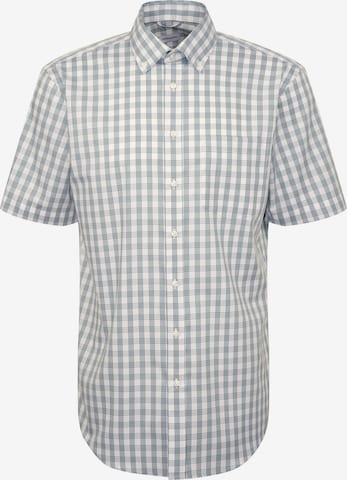 Coupe regular Chemise business SEIDENSTICKER en vert : devant