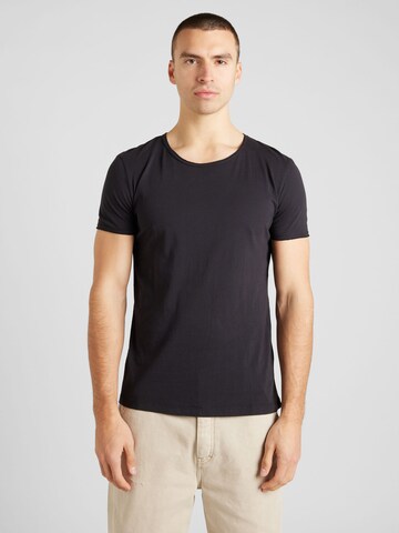 Key Largo Shirt 'FREEZE' in Black: front