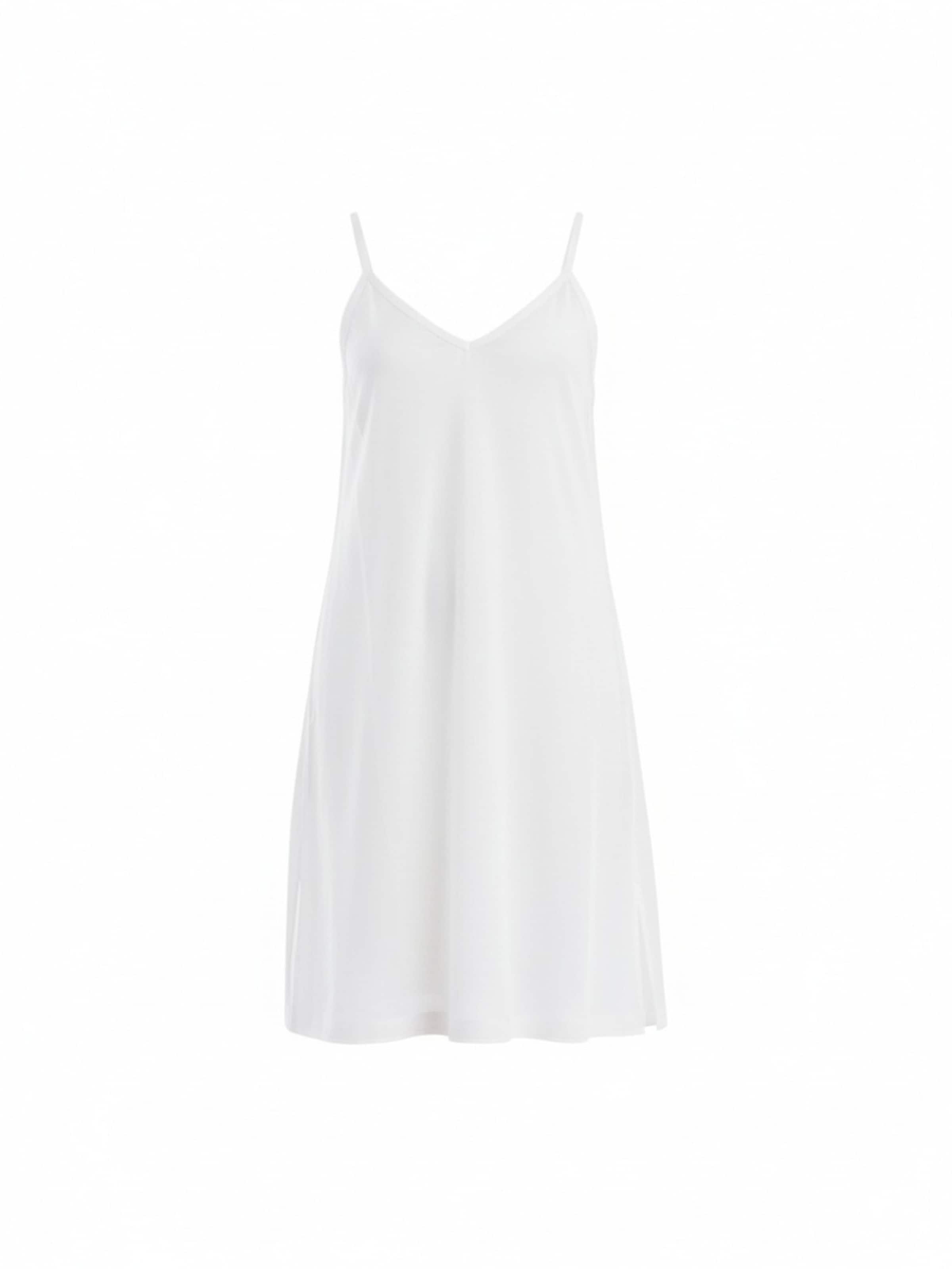 Haris Cotton - Vestido en blanco: frente