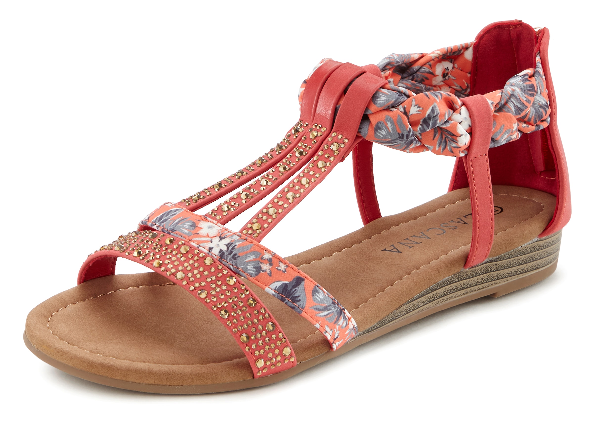 LASCANA - Sandalias en rojo: frente