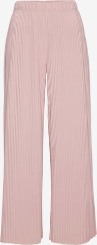 LASCANA Wide Leg Housut värissä vaaleanpunainen: etupuoli