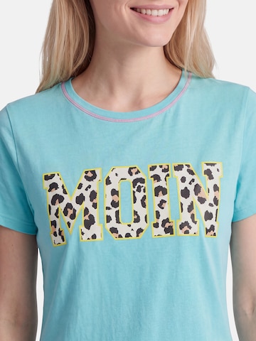 salzhaut Shirt 'Steenje - Moin' in Blauw: voorkant