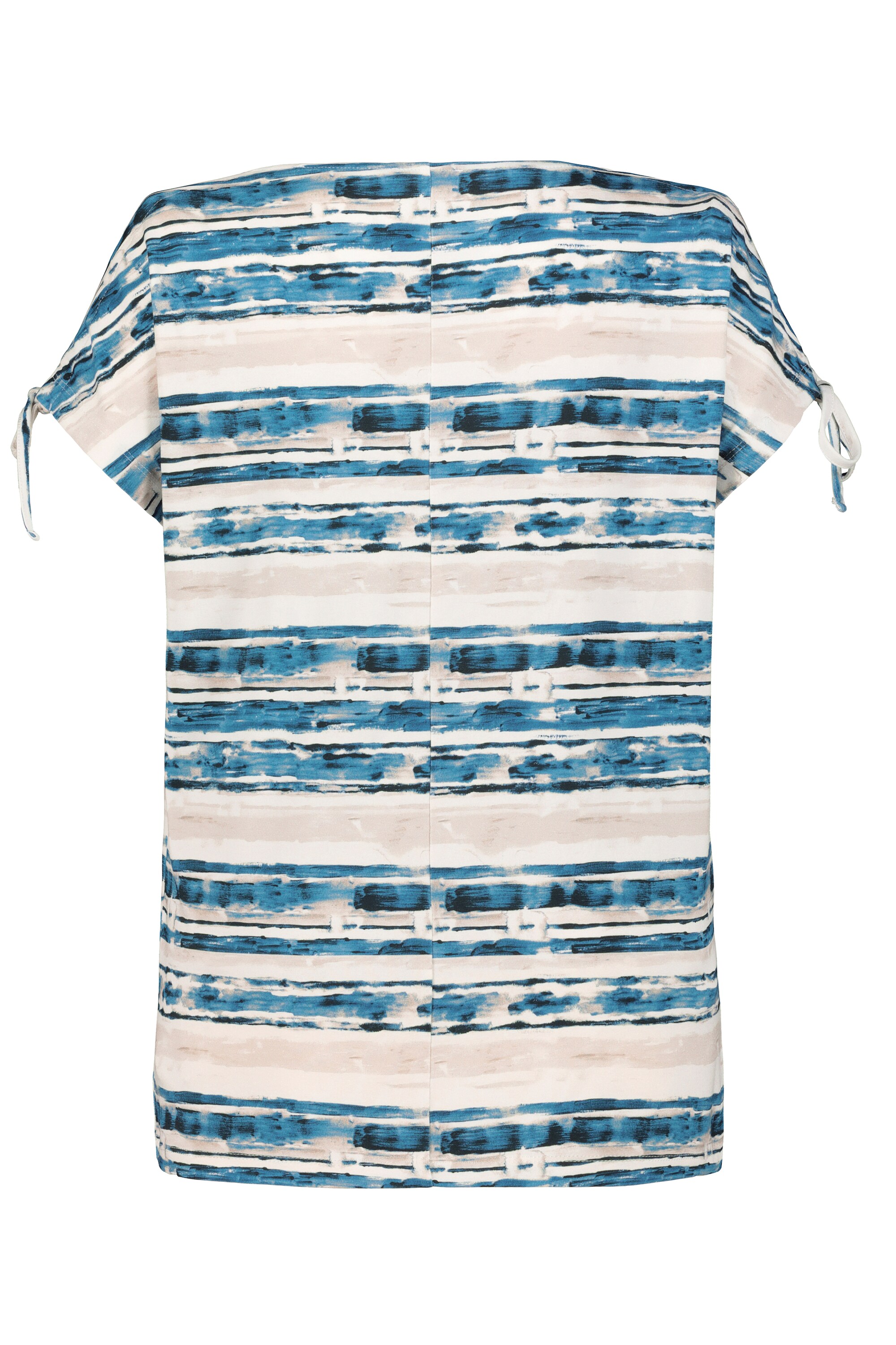 Gina Laura T-Shirt in Weiß, Blau, Dunkelblau 