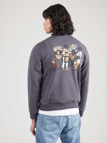 JACK & JONES Collegepaita 'JORMARKET' värissä harmaa: etupuoli