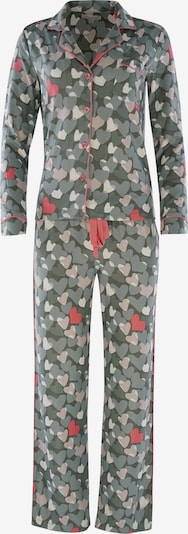 PJ Salvage Pyjama ' Cozy Casual ' en kaki, Vue avec produit