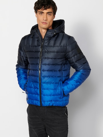 KOROSHI Zimná bunda - Modrá