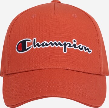 Șapcă de la Champion Authentic Athletic Apparel pe roșu