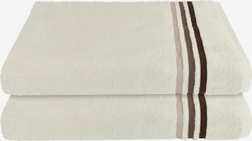 SCHIESSER Shower Towel 'Skyline Color' in White: front