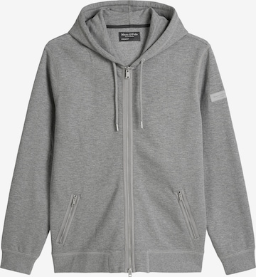 Marc O'Polo - Sudadera con cremallera en gris: frente