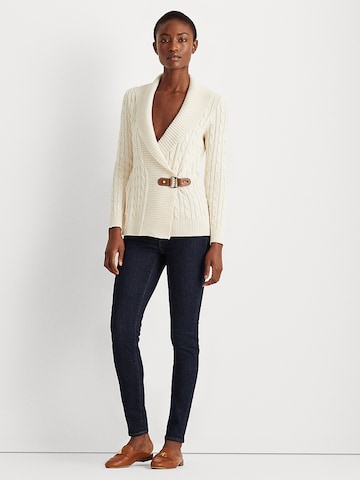 Lauren Ralph Lauren Knit cardigan 'DONATO' in Beige