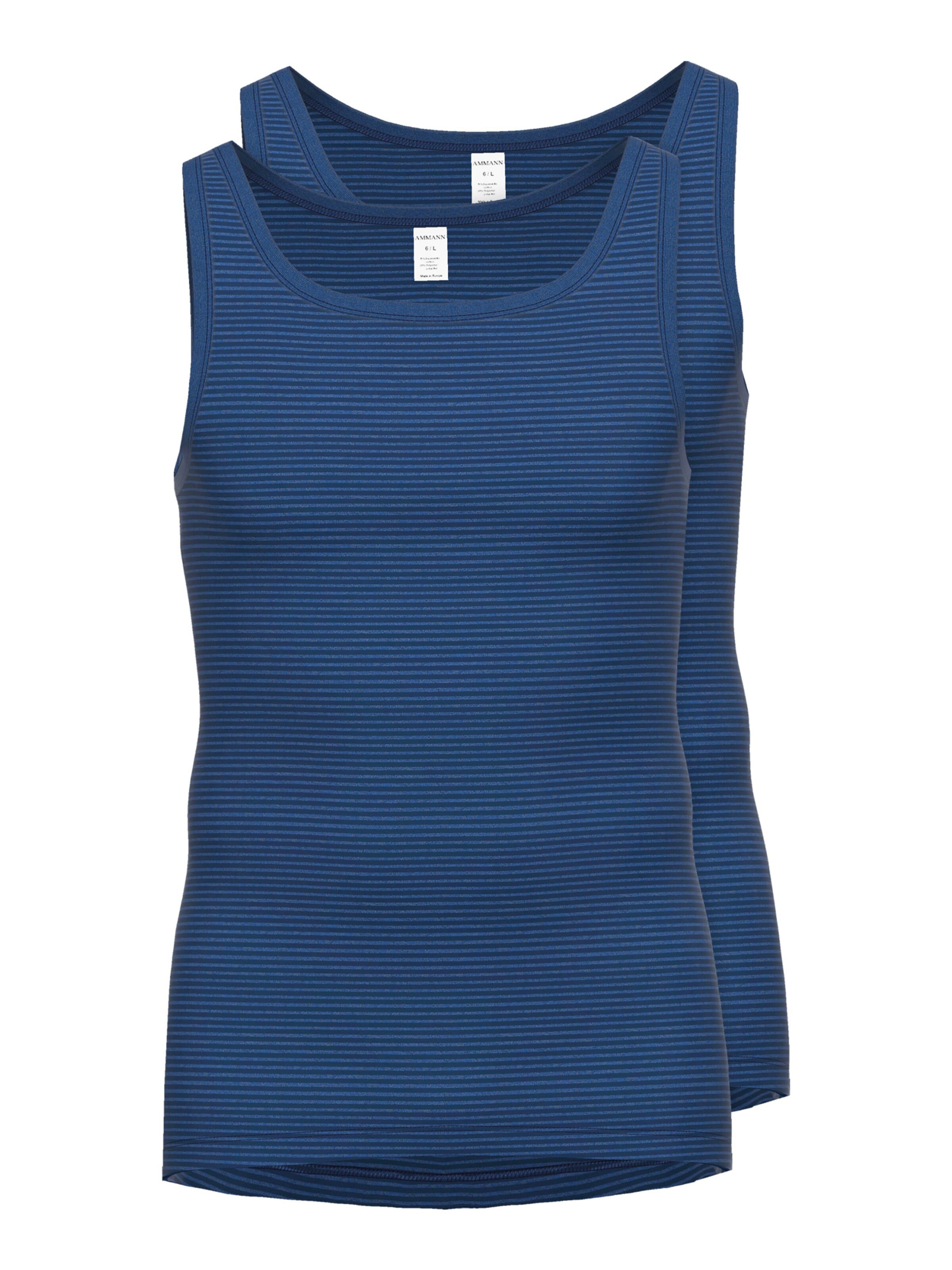Ammann Unterhemd 'Day Classic'‌‌‌‌‌‌‌‌‌ in Blau: Vorderseite