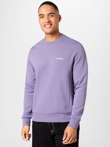 Calvin Klein Sweatshirt in Lila: voorkant