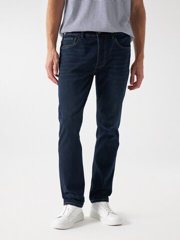 Salsa Jeans Slimfit Jeans in Blauw: voorkant