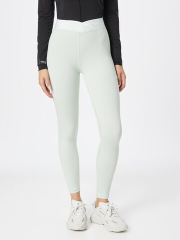 Skinny Pantalon de sport 'Techfit V-Shaped Elastic' ADIDAS PERFORMANCE en vert : devant