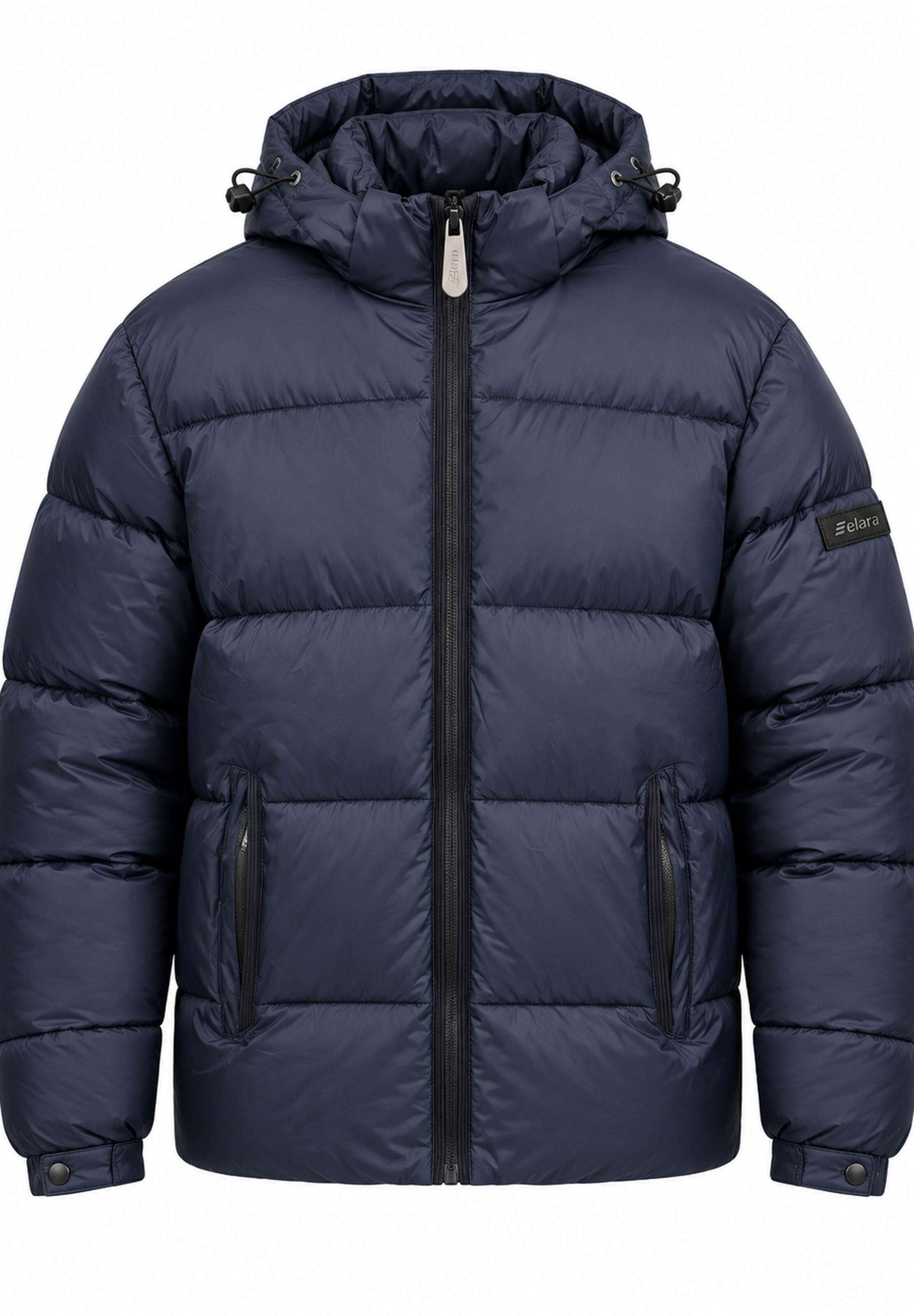 Elara Winterjas in Blauw: voorkant