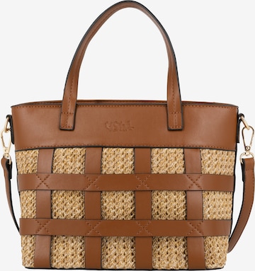 usha FESTIVAL Handbag in Brown: front