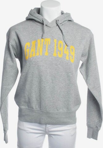 GANT Sweatshirt & Zip-Up Hoodie in S in Grey: front