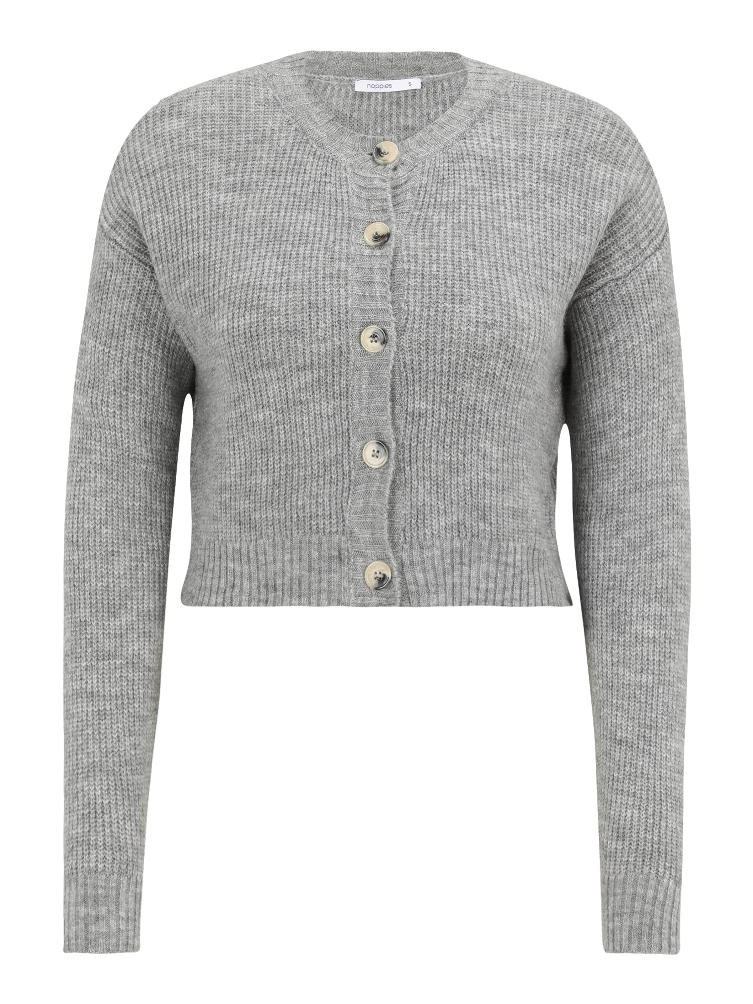 Noppies Kardigan 'Bergen' – šedá: přední strana