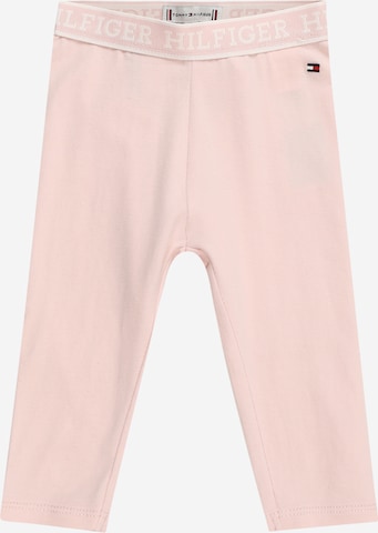 Skinny Leggings TOMMY HILFIGER en rose : devant