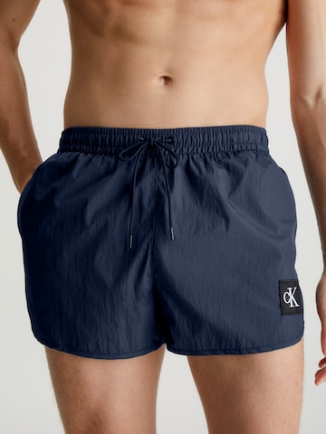 Shorts de bain Calvin Klein Swimwear en bleu