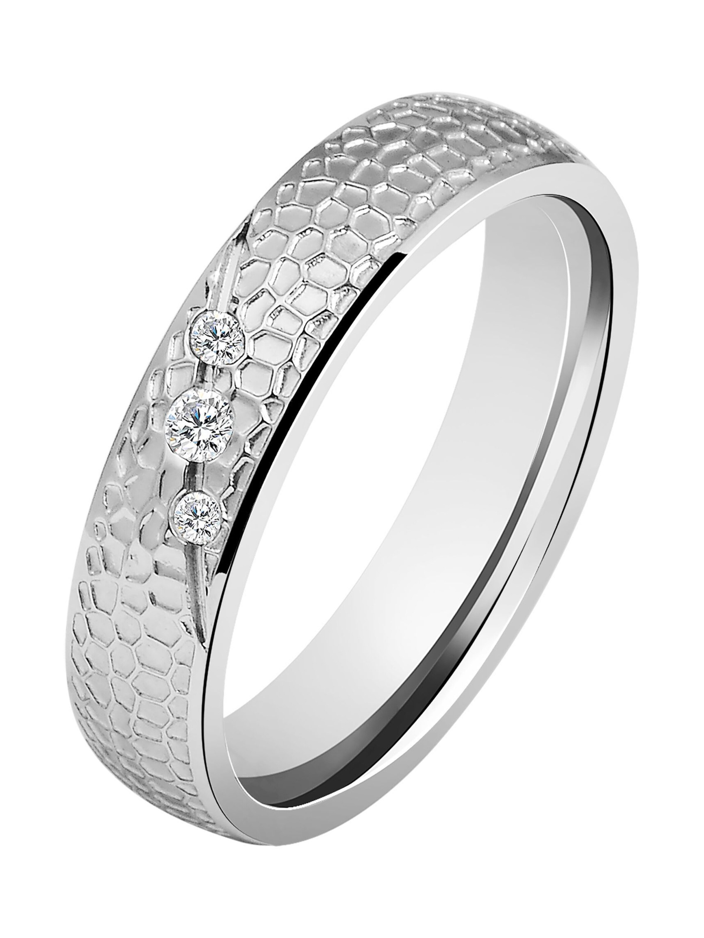 Akzent Ring in Silver: front