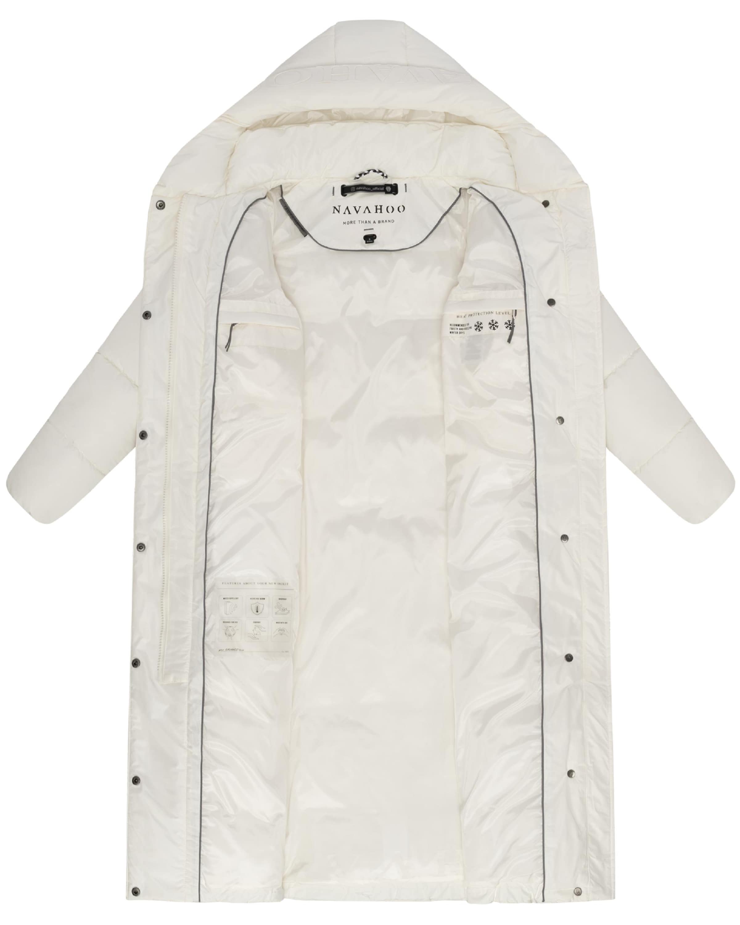 NAVAHOO Mantel 'Eisblick 14' in Weiß