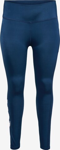 Hummel Skinny Sports trousers in Blue: front
