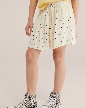 Jupe WE Fashion en beige