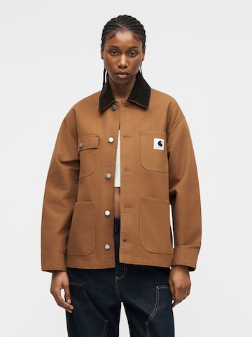 Carhartt WIP Преходно яке 'Michigan' в кафяво: отпред