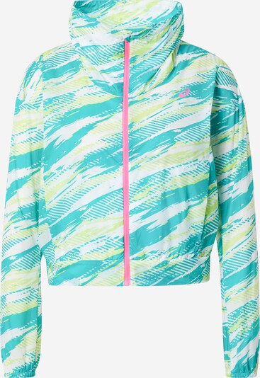 ASICS Sportska jakna u limeta zelena / zelena / bijela, Pregled proizvoda